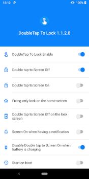 Télécharger Double Tap Screen On and Off Outils pour Android Capture d'écran 2