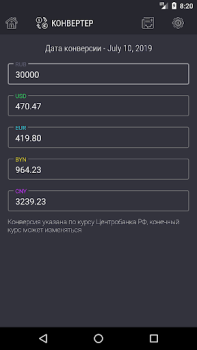 Télécharger Рублик - курс российского рубл Finance pour Android Capture d'écran 3