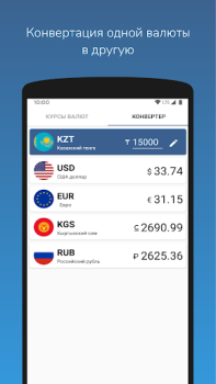 Télécharger Курсы валют Кыргызстана Finance pour Android Capture d'écran 4