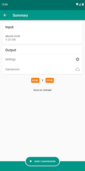 Télécharger Ebook Converter Livres et guides pour Android Capture d'écran 2