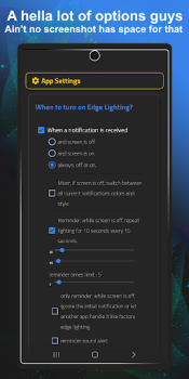 Télécharger Always On Edge Personnalisation pour Android Capture d'écran 3