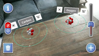 Télécharger AR Atom Visualizer for ARCore Éducation pour Android Capture d'écran 2