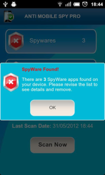 Télécharger Anti Spy Mobile Free Outils pour Android Capture d'écran 3