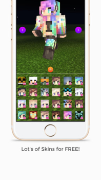 Télécharger Custom Skin Creator 3D for Minecraft Divertissement pour Android Capture d'écran 3