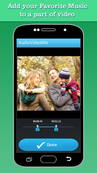 Télécharger Music Video Editor Add Audio Lecteurs et éditeurs de vidéos pour Android Capture d'écran 4