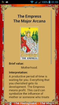 Télécharger Tarot Cards Mode de vie pour Android Capture d'écran 2