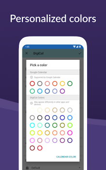 Télécharger DigiCal Agenda Travail pour Android Capture d'écran 5