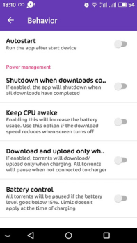 Télécharger Breeze - Торрент Lecteurs et éditeurs de vidéos pour Android Capture d'écran 3