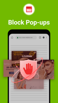 Télécharger FAB Adblocker Browser:Adblock Communication pour Android Capture d'écran 3