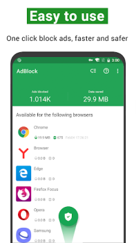 Télécharger AdClean for browsers Outils pour Android Capture d'écran 3