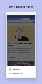 Télécharger Navigateur Vivaldi : Rapide Communication pour Android Capture d'écran 7