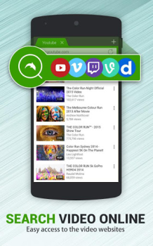 Télécharger Dolphin Video - Flash Player Lecteurs et éditeurs de vidéos pour Android Capture d'écran 2