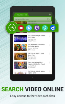 Télécharger Dolphin Video - Flash Player Lecteurs et éditeurs de vidéos pour Android Capture d'écran 5