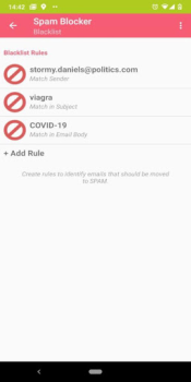 Télécharger Email Spam Blocker Travail pour Android Capture d'écran 3