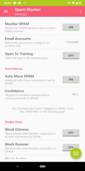 Télécharger Email Spam Blocker Travail pour Android Capture d'écran 4