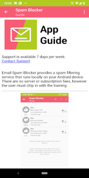 Télécharger Email Spam Blocker Travail pour Android Capture d'écran 6