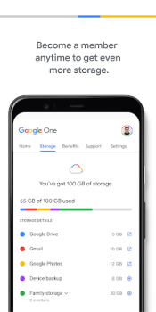 Télécharger Google One Travail pour Android Capture d'écran 3
