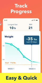 Télécharger 168 Intermittent Fasting App Santé et forme physique pour Android Capture d'écran 3