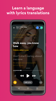 Télécharger Musixmatch Musique et audio pour Android Capture d'écran 3