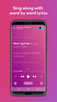 Télécharger Musixmatch Musique et audio pour Android Capture d'écran 4