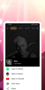 Télécharger Reconnaître Musique Musique et audio pour Android Capture d'écran 3