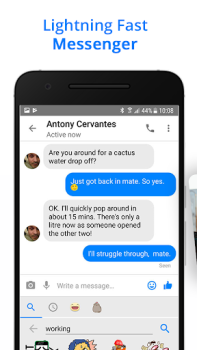 Télécharger Messenger Go: Messages & Feed Social pour Android Capture d'écran 2