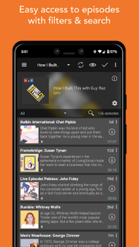 Télécharger Podcast Addict - Podcast/Radio Actualités et magazines pour Android Capture d'écran 5