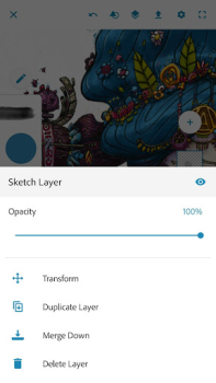 Télécharger Adobe Photoshop Sketch Art et design pour Android Capture d'écran 3