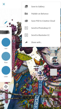 Télécharger Adobe Photoshop Sketch Art et design pour Android Capture d'écran 4