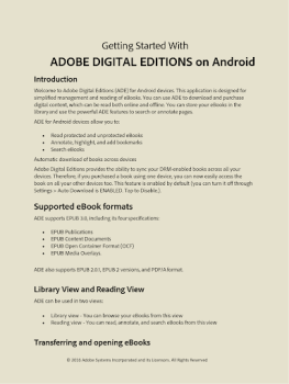 Télécharger Adobe Digital Editions Livres et guides pour Android Capture d'écran 6