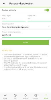 Télécharger Diarize Mode de vie pour Android Capture d'écran 7