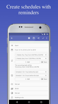 Télécharger Planificateur: liste de tâches Travail pour Android Capture d'écran 7