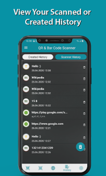 Télécharger QR Code Scanner & Bar Code Reader / Generator Travail pour Android Capture d'écran 5
