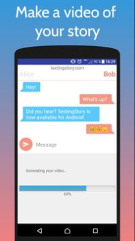 Télécharger TextingStory - Textos en vidéo Divertissement pour Android Capture d'écran 2