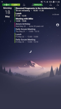 Télécharger Your Calendar Widget Travail pour Android Capture d'écran 5
