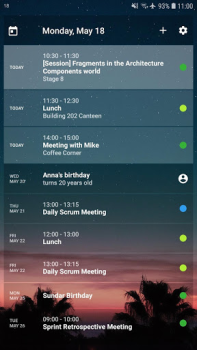 Télécharger Your Calendar Widget Travail pour Android Capture d'écran 6