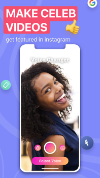 Télécharger Voicer Celebrity Voice Changer Divertissement pour Android Capture d'écran 2