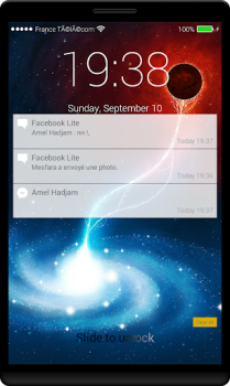 Télécharger Black Hole Lock Screen Personnalisation pour Android Capture d'écran 2