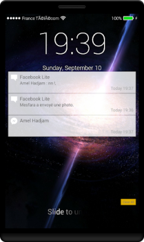 Télécharger Black Hole Lock Screen Personnalisation pour Android Capture d'écran 3