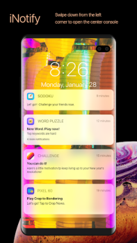 Télécharger iNotify & Control Center iOS14 Outils pour Android Capture d'écran 3