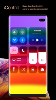 Télécharger iNotify & Control Center iOS14 Outils pour Android Capture d'écran 4