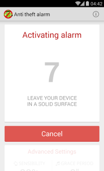 Télécharger Alarme Antivol Outils pour Android Capture d'écran 3
