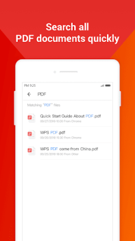 Télécharger WPS PDF Travail pour Android Capture d'écran 4