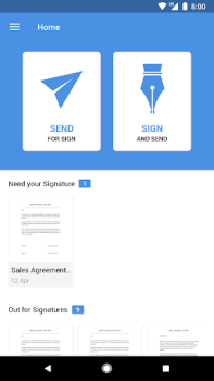 Télécharger Zoho Sign - Fill & eSign docs Travail pour Android Capture d'écran 2