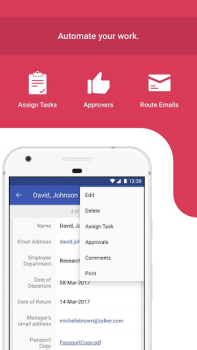 Télécharger Formulaires Mobiles Zoho Forms Affaires pour Android Capture d'écran 4