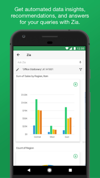 Télécharger Zoho Sheet- feuilles de calcul Travail pour Android Capture d'écran 2