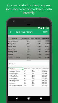 Télécharger Zoho Sheet- feuilles de calcul Travail pour Android Capture d'écran 4