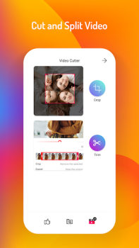 Télécharger Cut Video Editor: Crop video Lecteurs et éditeurs de vidéos pour Android Capture d'écran 2