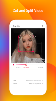 Télécharger Cut Video Editor: Crop video Lecteurs et éditeurs de vidéos pour Android Capture d'écran 3