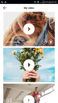 Télécharger Cut Video Editor: Crop video Lecteurs et éditeurs de vidéos pour Android Capture d'écran 7